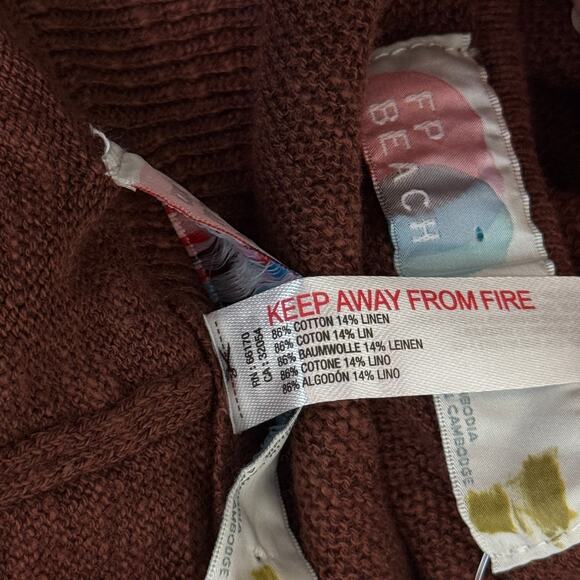 Free People Stockton Sweater Set Womens Medium Oversize Wide Leg Cozy Matching - Picture 10 of 13